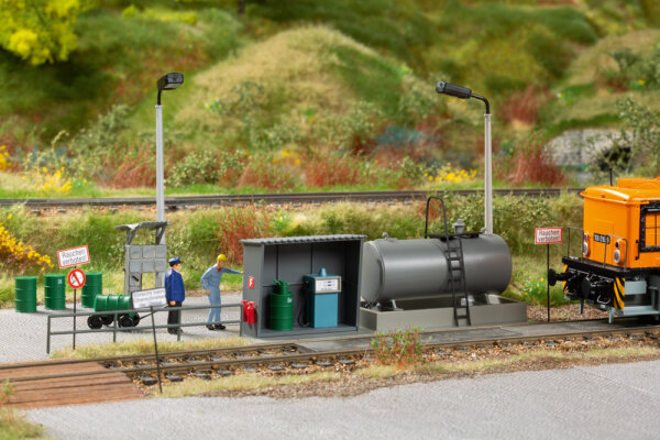 Auhagen 11469 - H0 - Kleinlok-Tankstelle