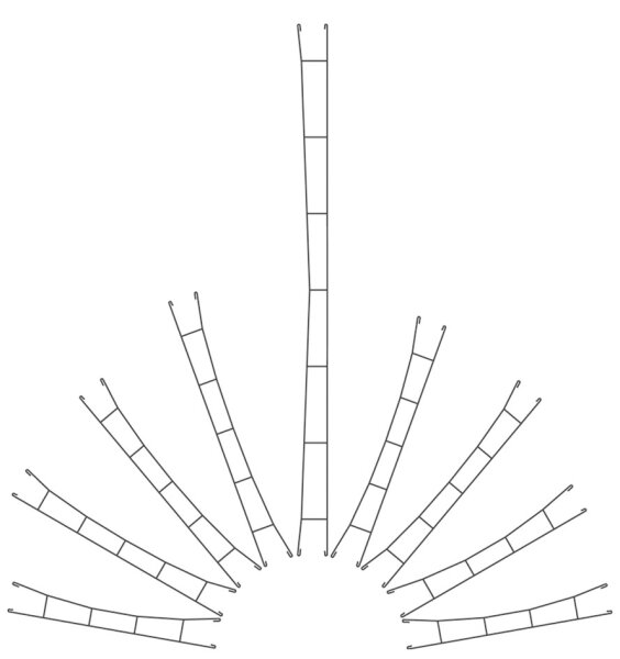 Viessmann 4140 - H0 Fahrdraht 167,5 mm, 5 St.