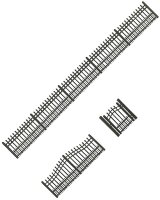 Faller 180411 - Eisen-Gartenzaun, 684 mm