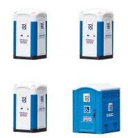Faller 180543 - Mobile Toilettenkabinen TOI T