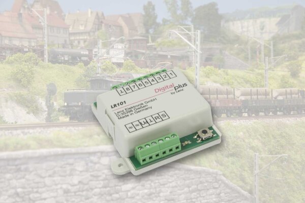 Lenz 11201 - LR101 Rückmeldebaustein m. 8 Meldeeing.