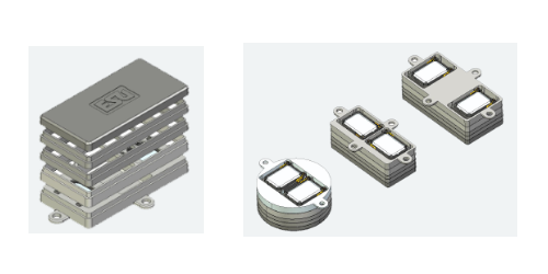 ESU 50340 - Lautsprecherset, Dual 11x15mm, Modulares Schallkapselset für 28, 20x40, 16x35