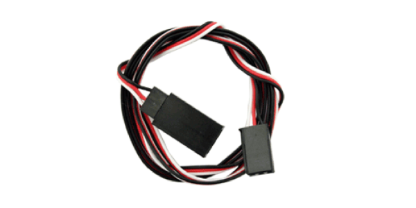 ESU 51810 - Servoverlängerungskabel: 3 pol J/R Stecker auf  Buchse J/R / Futaba, Länge: 75cm, AWG 28, RETAIL