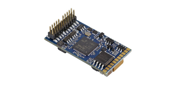 ESU 58412 - H0 - LokSound 5 DCC/MM/SX/M4 "Leerdecoder", PluX22, Retail, mit Lautsprecher 11x15mm, Spurweite: 0, H0