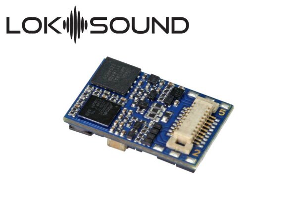 ESU 58928 - TT/N - LokSound 5 Nano DCC "Leerdecoder", Next18, Retail, mit Lautsprecher 11x15mm, Spurweite: N, TT, H0