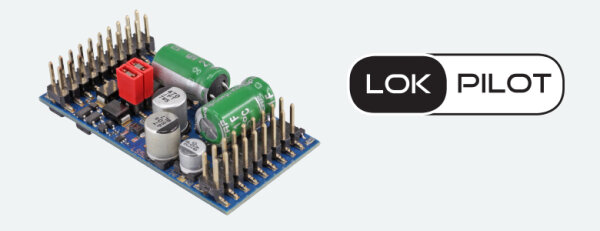 ESU 59315 - 0 - LokPilot 5 L DCC/MM/SX/M4, Stiftleiste mit Adapter, Retail, Spurweite 0, G, I