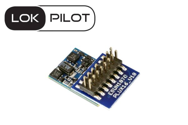 ESU 59814 - TT/N - LokPilot 5 micro DCC/MM/SX/M4, PluX16, Retail, Spurweite N, TT