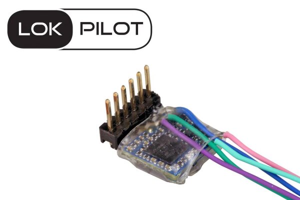 ESU 59837 - TT/N - LokPilot 5 micro DCC/MM/SX, 6-pin Direkt gewinkelt, Retail, Spurweite N, TT