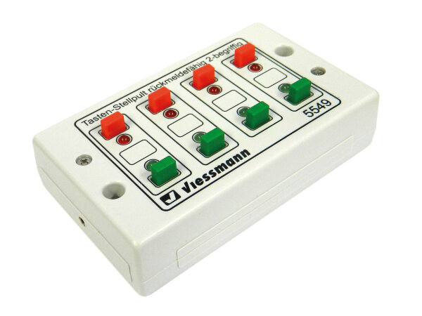 Viessmann 5549 - Uni.Tasten-Stellpult,rueckm.