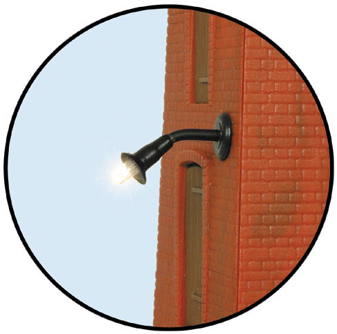 Viessmann 6442 - N Wandleuchte, LED warmweiss