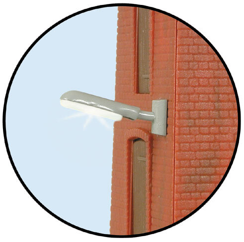 Viessmann 6489 - N Industrieleuchte, LED weiß