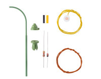 Viessmann 6729 - H0 Bausatz Bogen-Gaslaterne
