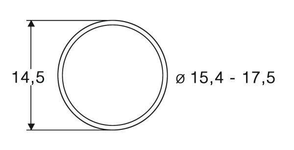 Roco 40076 - Haftrings.10Stk.15!4 bis 17!5m