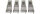 Roco 42616 - H0 - Gleisabga.f.Drehs. DC 4St.