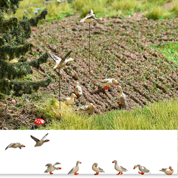 Busch 1196 - H0 - Wildgänse H0