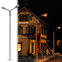Busch 4138 - H0 - Betonmast mit 2 Lampen H0