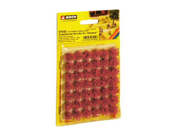 Noch 07042 - H0 - Grasbüschel Mini-Set XL “blühend”