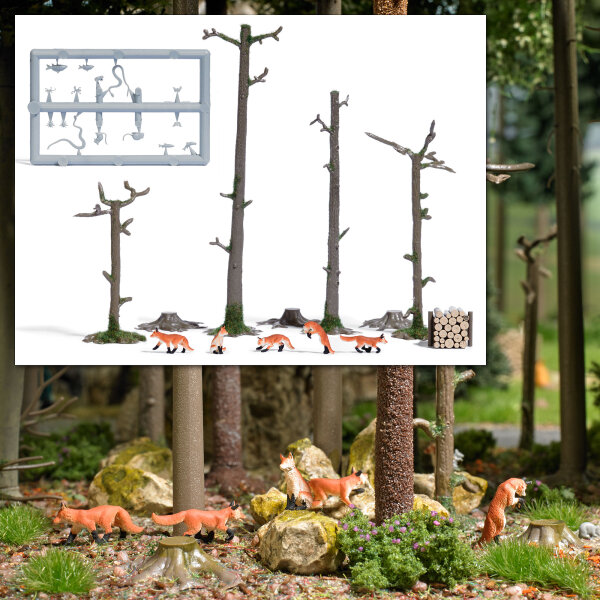 Busch 7988 - H0 - A-Set: Füchse
