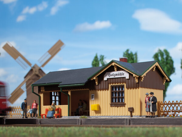 Auhagen 11357 - H0 - Kleiner Haltepunkt Holzmühle