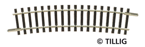 Tillig 83107 - TT - gebogenes Gleis R353 mm/15°