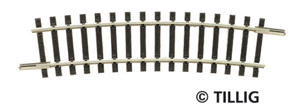 Tillig 83110 - TT - Gebogenes Gleis R 310 mm/15°