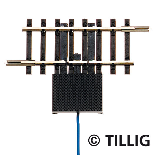 Tillig 83159 - TT - Schaltgleis 
41,5 mm zum Auslösen von Schaltvorgängen durch den fahrenden Zug