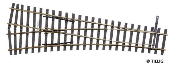 Tillig 85324 - H0 - Weiche links, Länge 178 mm