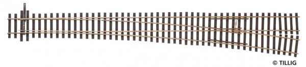 Tillig 85326 - H0 - Weiche rechts, Länge 361mm