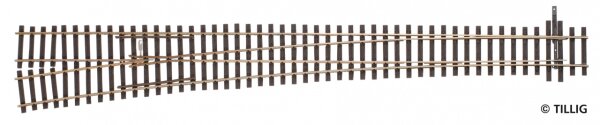 Tillig 85327 - H0 - Weiche links, Länge 361mm