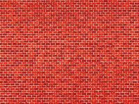 Auhagen 50504 - H0/TT - 1 Dekorpappe Ziegelmauer rot