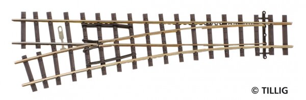 Tillig 85632 - H0m - Weiche links, Länge 155 mm
