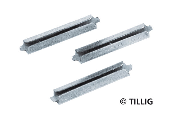 Tillig 86102 - TT - Schienenverbinder blank Neusilber
(Beutel á 25 St.)