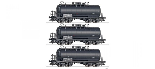 Tillig 502602 - TT - Kesselwagen-Set DR, Ep. IV