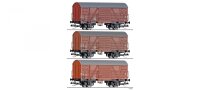 Tillig 502702 - TT - Güterwagen-Set, DR, Ep. IV,...