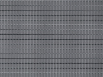 Auhagen 52226 - H0/TT - Dachplatten Dachpfanne dunke