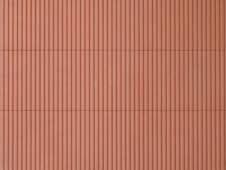 Auhagen 52232 - H0/TT - Dekorplatten Trapezblech rot