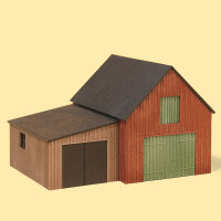 Auhagen 11408 - H0 - Lagerschuppen mit Garage